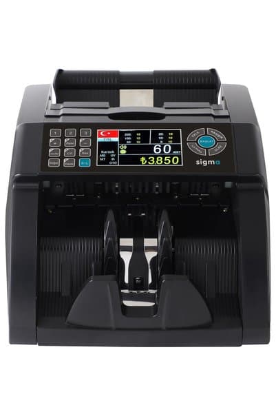 Sigma Sc8520 Karışık Para Sayma Makinesi, Tl ve Euro Karışık Sayım - Dolar Adet Sayım + Müşteri Ekranı