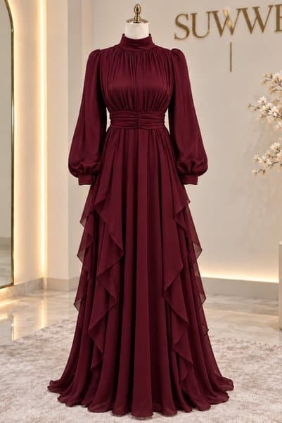 SUWWE Sahra Şifon Abiye
