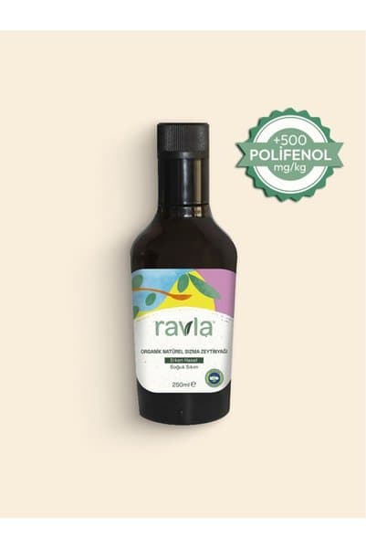 Ravla 250ml Renkli Seri 500+ mg/kg Polifenollü Natürel Sızma Zeytinyağı