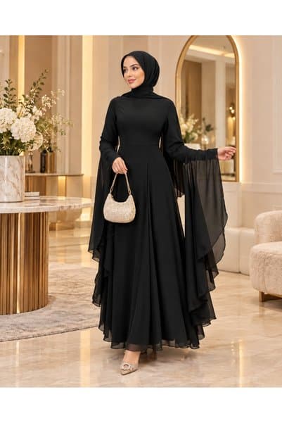 berfim butik Almira Şifon Tesettür Abiye