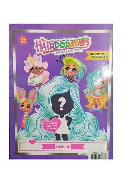 2 Kids's Hairdorables Sürpriz Bebekler Kutulu