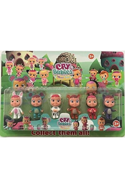 Genel Markalar Cry Babies 6 li Figür Oyuncak Set - Collect Them All