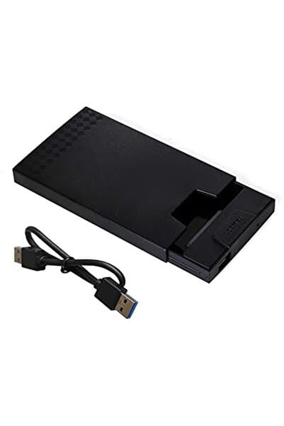 Hdd Kutusu Harddisk Kutusu 2.5 Inç Sata Ssd Usb 2.0 Harici Kutu Siyah