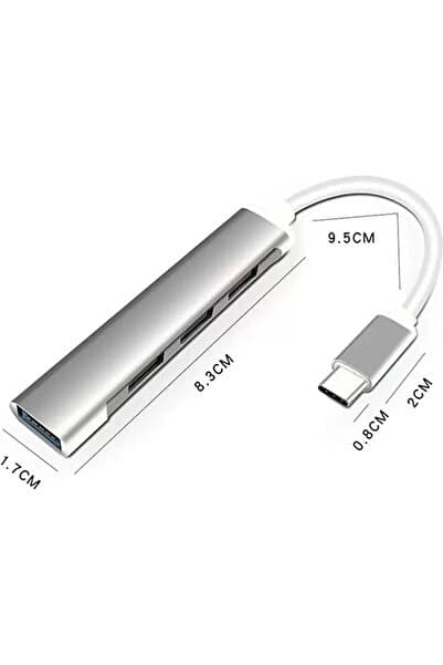 Genel Markalar Type - C 4 Girişli Usb Çoğaltıcı Type-c To Usb Hub 4 Ports