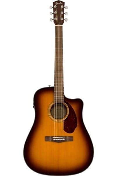 FENDER Cd-140sce Ceviz Case Dahil Sunburst Elektro Akustik Gitar