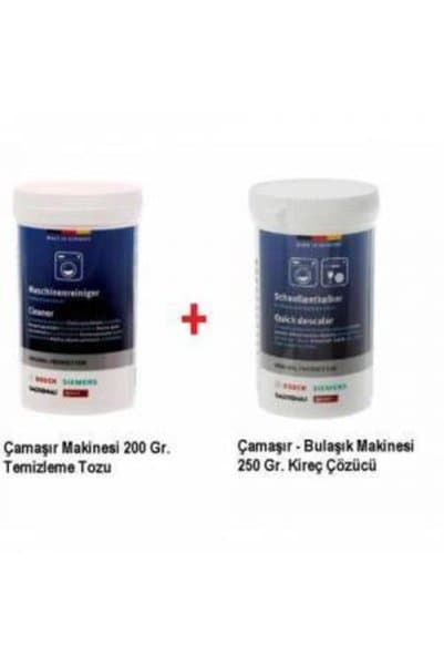Bosch Çamaşır Makineleri Için Temizleyici Ve Kireç Çözücü Toz Set 00311927