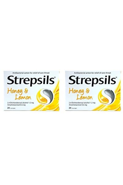 Strepsils Bal & Limon 24 Pastil 2 Kutu