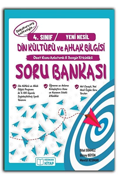 Kesman Kitap 4.sınıf Din Kültürü Ve Ahlak Bilgisi Özet Konu Anlatımlı Yeni Nesil Soru Bankası