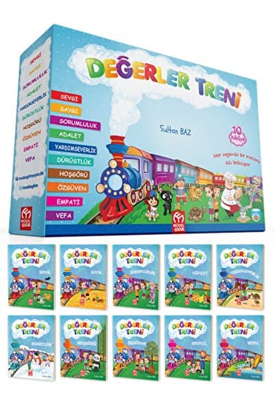 Genel Markalar Model Eğitim Yayınları Değerler Treni Hikaye Serisi 2. Ve 3. Sınıflar Için 10 Kitap Model Çocuk