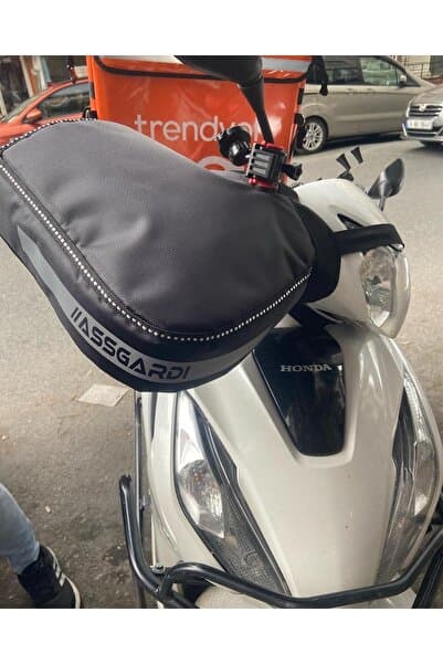 Genel Markalar ASSGARDI Dio Kürklü El Koruma Elcik Tüm Scooter Modelleri Premium Rüzgarlık Içi Yünlü Su Geçirmez