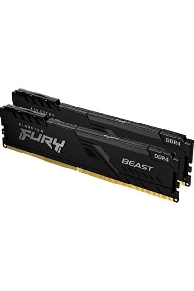 Alfamaks Bilgisayar Kıngston Fury Beast 16gb (2x8gb) Ddr4 Cl16 3200mhz Kf432c16bb/8 Ram Bellek 2'li Set Kit