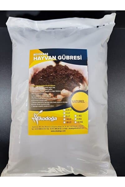 Doğalsan Tarım Hayvan Gübresi 20 Lt Yanmış Elenmiş Ahır Gübresi Büyükbaş Hayvan Gübresi Doğal Gübre