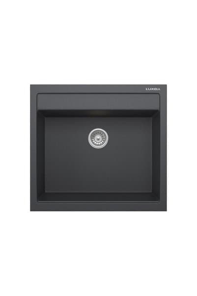 Luxell Rıva Antrasit Tek Gözlü Granit Eviye (Lx-535)