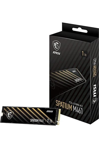 MSI Spatium M461 Pcı-express 4.0 1 Tb 5000/4200 Mb/sn Nmve M.2 Ssd