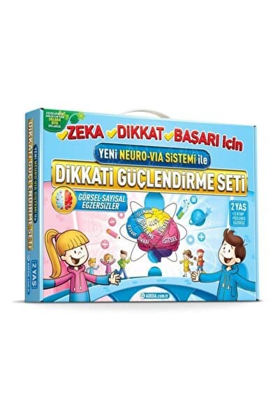 Adeda Yayınları Adeda Dikkati Güçlendirme Seti 2 Yaş + Mısır Seven Mısırcı