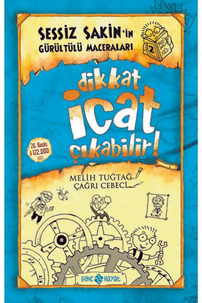 Genç Hayat Yayınları Sessiz Sakin’in Gürültülü Maceraları 2 Dikkat Icat Çıkabilir! (karton Kapak)