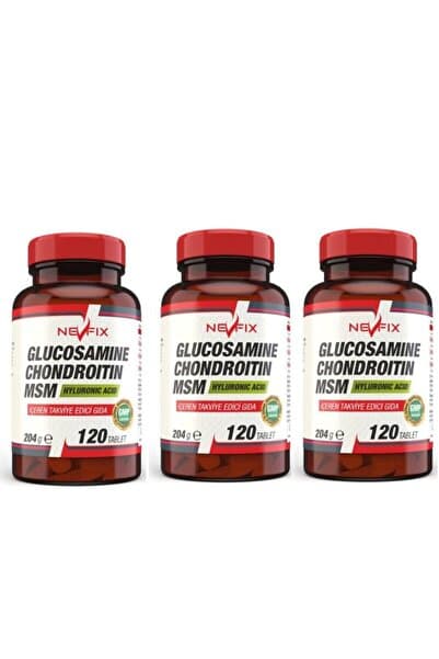 Nevfix Glucosamine Chondroitin Msm 120 Tablet X 3 Kutu 360 Tablet