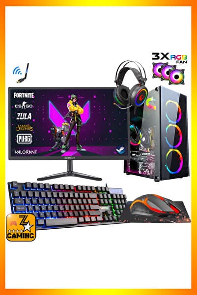 Zeiron Gsx12 Intel Core i5 3470 16GB Ram 512GB SSD GT730 4GB Ekran Kartı 18.5" Masaüstü Oyun Bilgisayarı