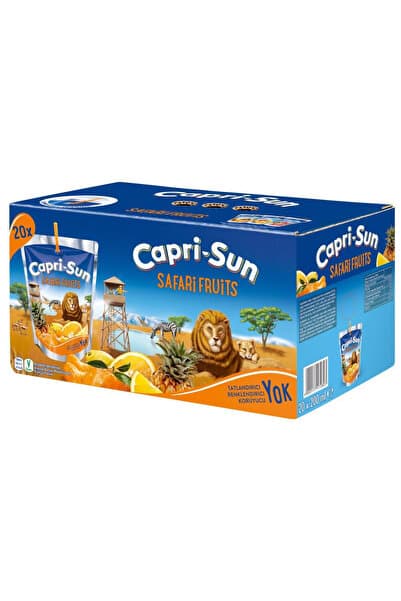 Capri - Sun Caprisun Safari Fruits 200mlx20 Meyve Suyu (1 KOLİ)