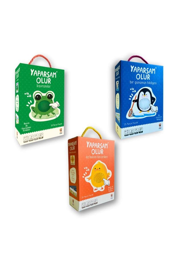 Sincap Kitap Yaparsam Olur Öz Bakım Becerileri + Kavramlar + Bir Günümün Hikayesi 3'lü Set - Fiyatı