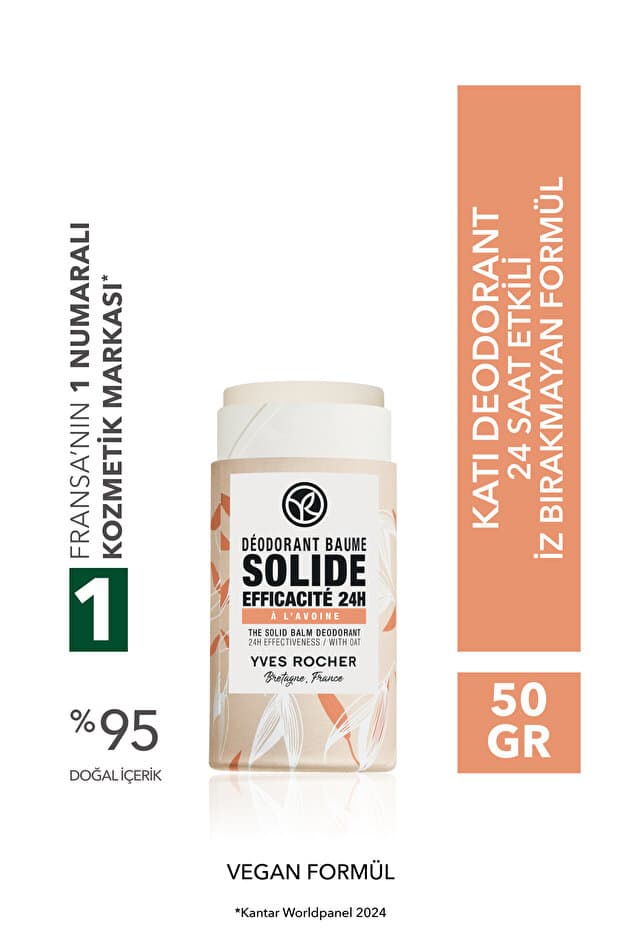 Yves Rocher Katı Deodorant - Ter Kokusu Önleyici-50 gr-94316