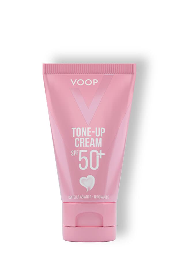 VOOP Tone-Up Güneş Kremi SPF 50+ | Cilt Tonu Eşitleyici Güneş Koruyucu