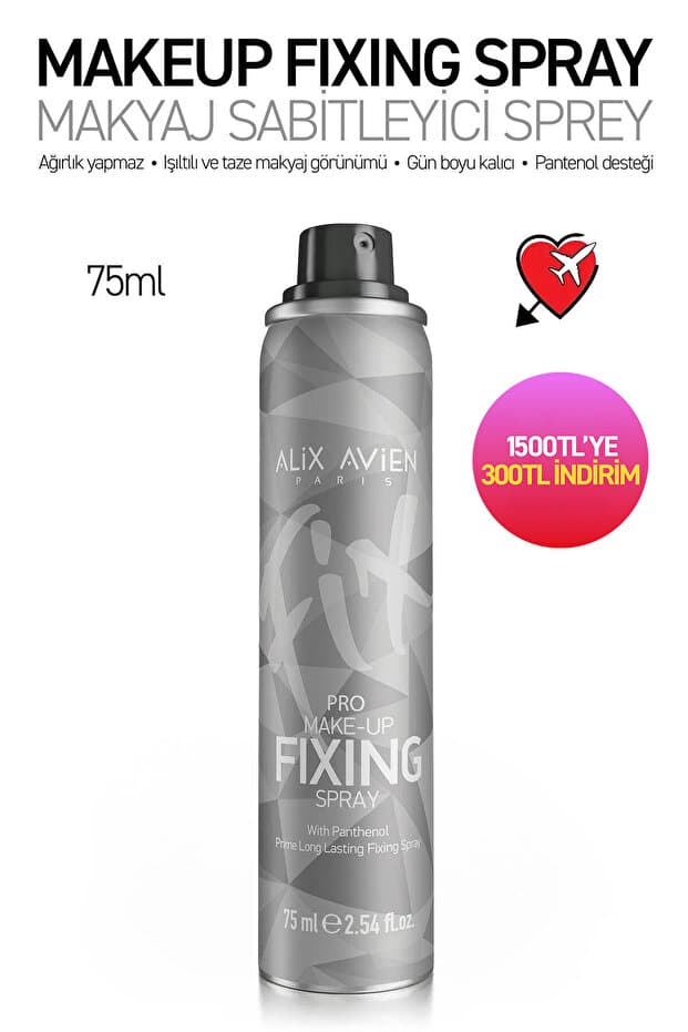 Alix Avien Makyaj Sabitleyici Sprey - Make Up Fixing Spray 75 ML