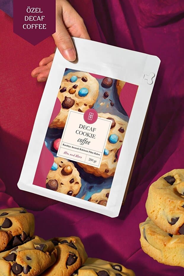 Mim and More Decaf Cookie Coffee – Kafeinsiz Kurabiye Aromalı Çekirdek Kahve 200 gr - Fiyatı