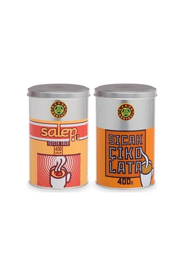 Kahve Dünyası Salep 400 gr + Sıcak Çikolata 400 gr İçecek Tozu Fiyatı