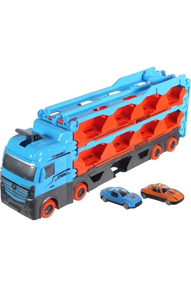 Evmak Yarış Pisti Özellikli Araç Taşıyıcı Tır 2 Metre Uzunluk Oyuncak Truckine - Fiyatı