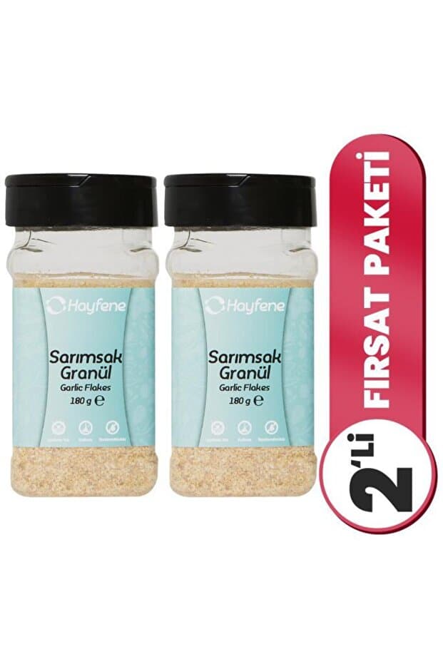 Hayfene Sarımsak Granül 180 G Baharat - 2'li Set - Fiyatı