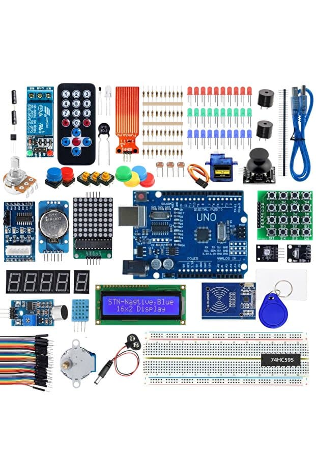 RoboThink Robotik Kodlama Seti 168 Parça (Arduino Temelli, Kutulu ve E-Kitaplı)