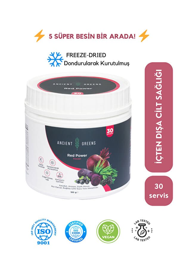 Ancient Greens Red Power I Bitkisel Kırmızı-Mor Karışım 180g