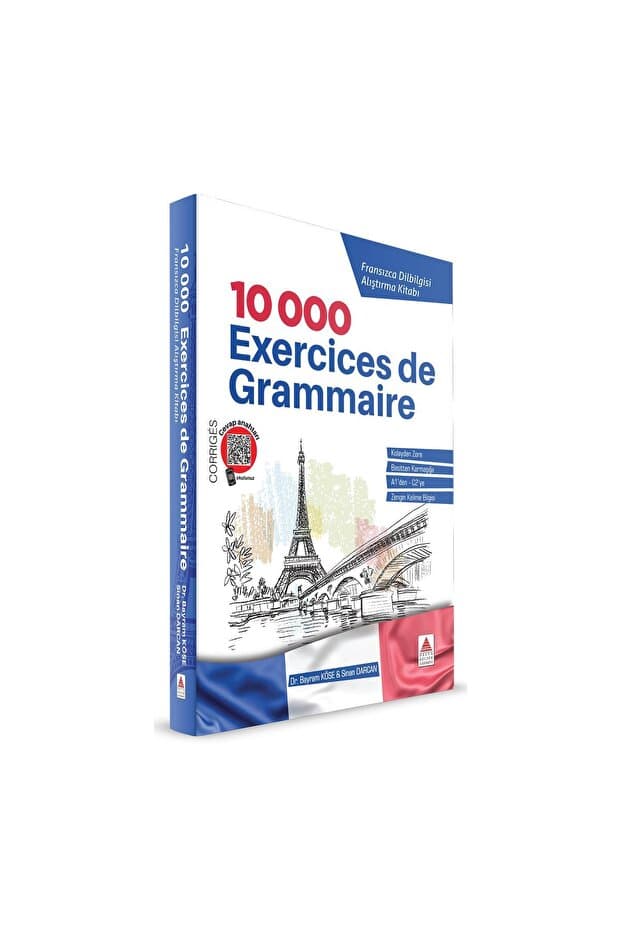 Delta Kültür Yayınevi 10,000 Exercices De Grammaire Fransızca Dilbilgisi Alıştırma Kitabı