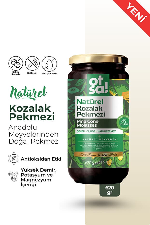 Otsa Natürel Kozalak Pekmezi 620g
