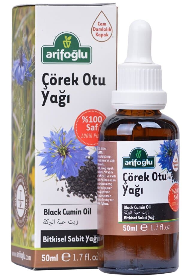 Arifoğlu Çörek Otu Yağı 50ml Soğuk Sıkım | İçilebilir