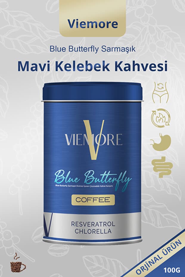 Viemore Blue Butterfly Sarmaşık Ekstresi Içeren Kahve - Mavi Kelebek Kahvesi 100g