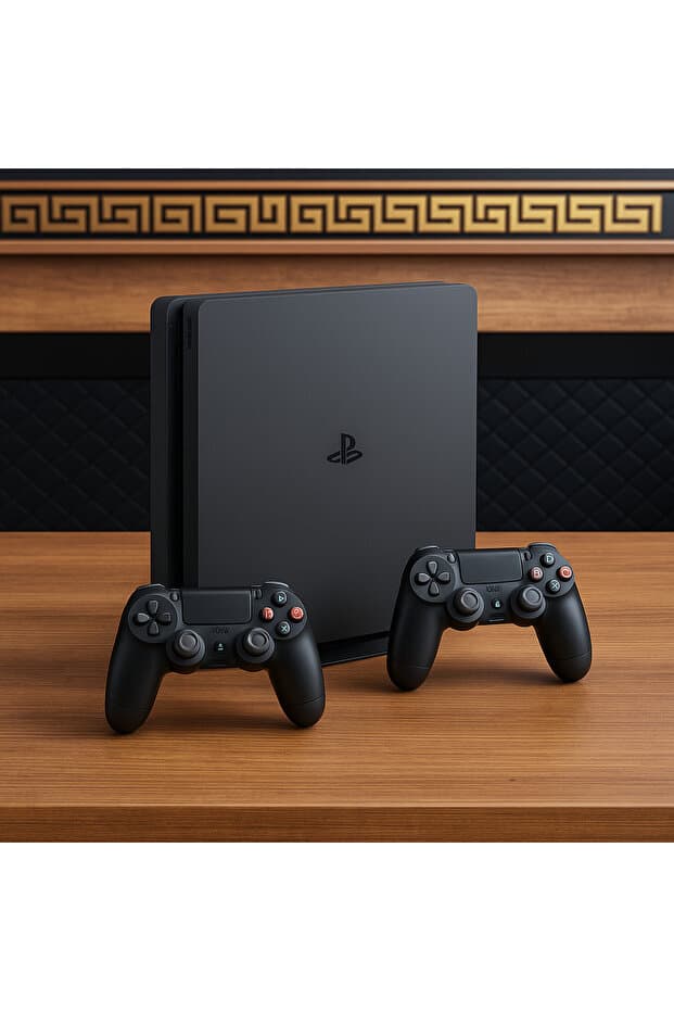 GETPAZARLAMA Yenilenmiş Playstation 4 Slim 500 GB Çift Kol 12 Ay Garantili