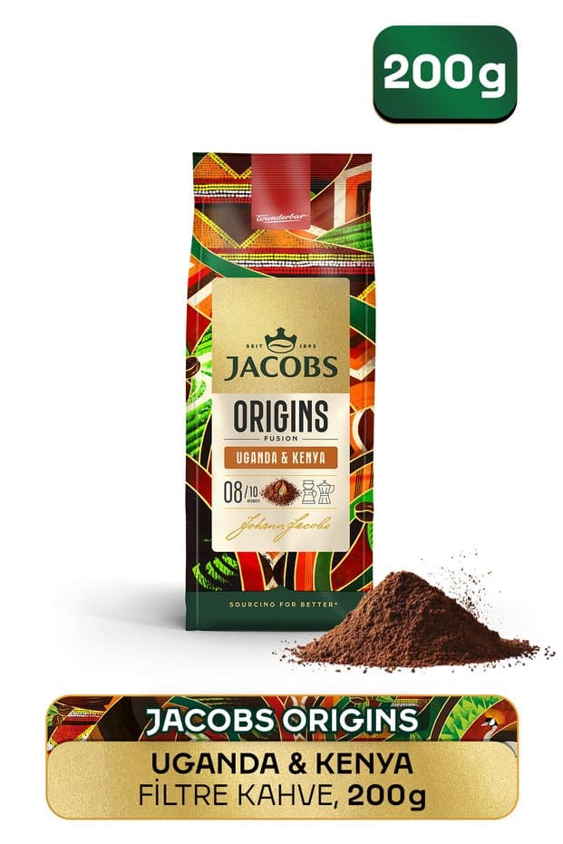 Jacobs Origins Uganda & Kenya Filtre Kahve 200gr - Fiyatı