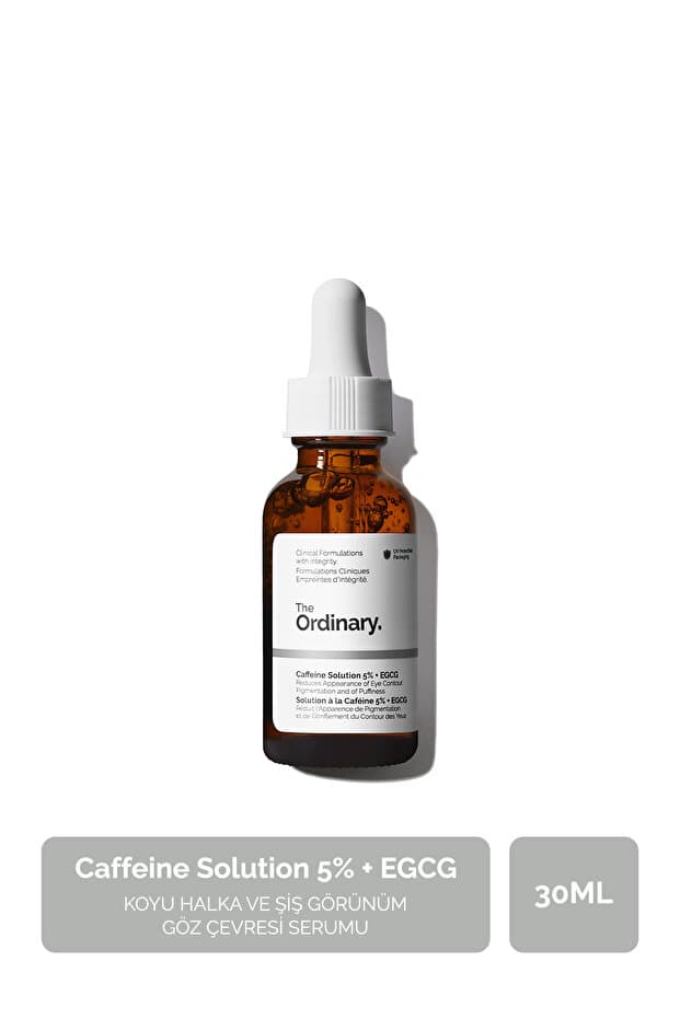 The Ordinary Caffeine Solution 5% + EGCG - Koyu Halka ve Şiş Görünüm Göz Çevresi Serumu