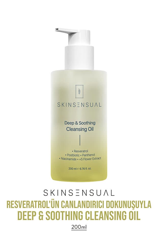 Skin Sensual Deep & Soothing Cleansing Oil | Resveratrol’ün Dokunuşuyla Cilt Temizliğinde Yenilik - Fiyatı
