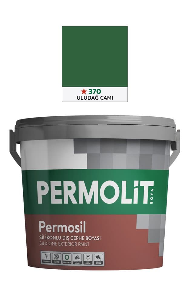 Permolit Permosil Silikonlu Dış Cephe Boyası, Uzun Ömürlü Koruma, | 3,5Kg - 10Kg - 20Kg - Fiyatı