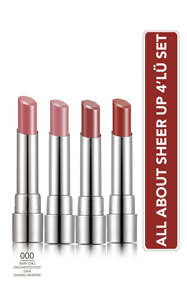 Flormar All About Sheer Up 4'lü Makyaj Seti - Fiyatı