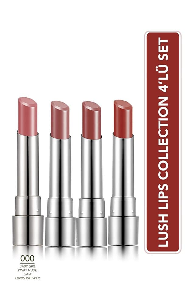 Flormar Sheer Up Lush Lips Collection 4'lü Makyaj Seti - Fiyatı