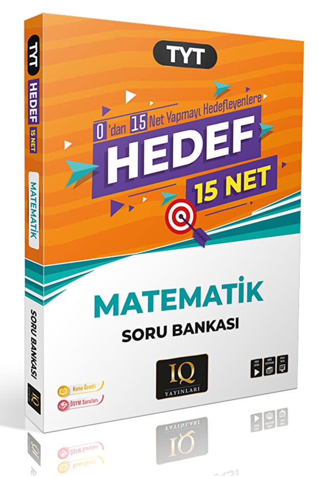 Paraf Yayınları TYT Hedef 15 Net Matematik Soru Bankası