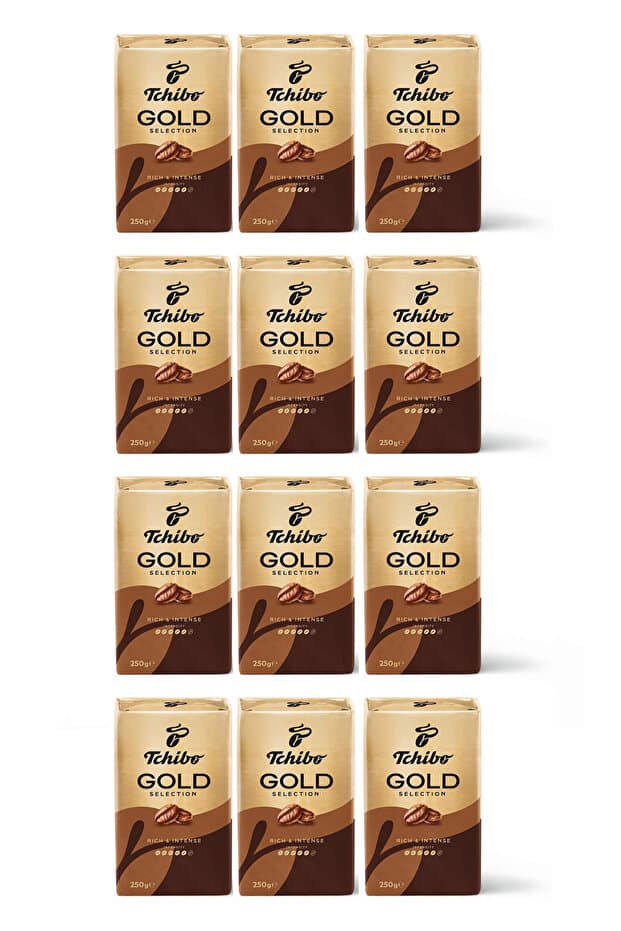 Tchibo Gold Selection Filtre Kahve 250 gr x 12 Adet
