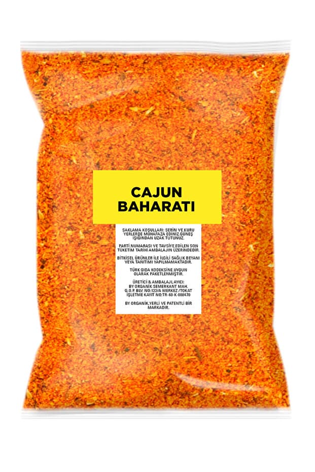 by organik Cajun ( Kajun ) Baharatı 500 gr ( Patates Baharatı )