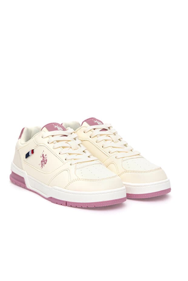 U.S. Polo Assn. Kadın Krem Spor Ayakkabı 50313788-VR256