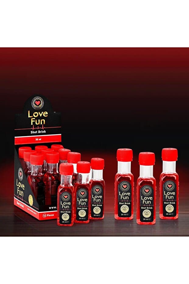 CİNİVİZ SHOP Love Fun Shot Içecek 30 ml (12 ADET)