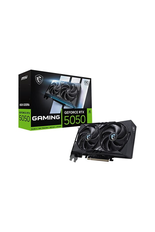 MSI Geforce Rtx 5050 8gb Gaming Oc Gddr6 128bit Dx12 Gaming (oyuncu) Ekran Kartı - Fiyatı